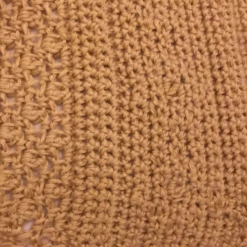 Handmade Crocheted throw 50x70
